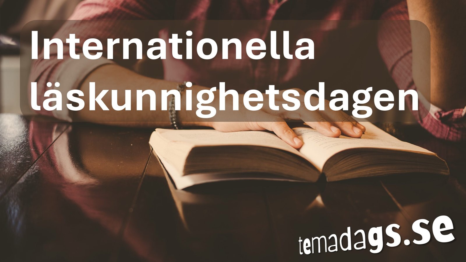 Internationella läskunnighetsdagen