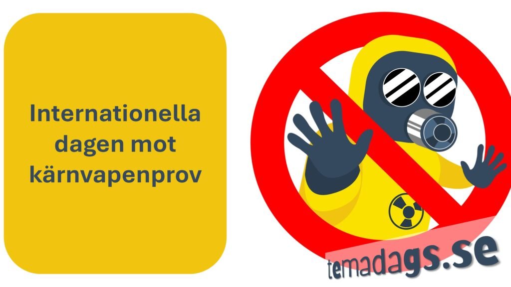 Internationella dagen mot kärnvapenprov 2 Internationella dagen mot kärnvapenprov