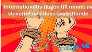 dagen till minne av slaveriet