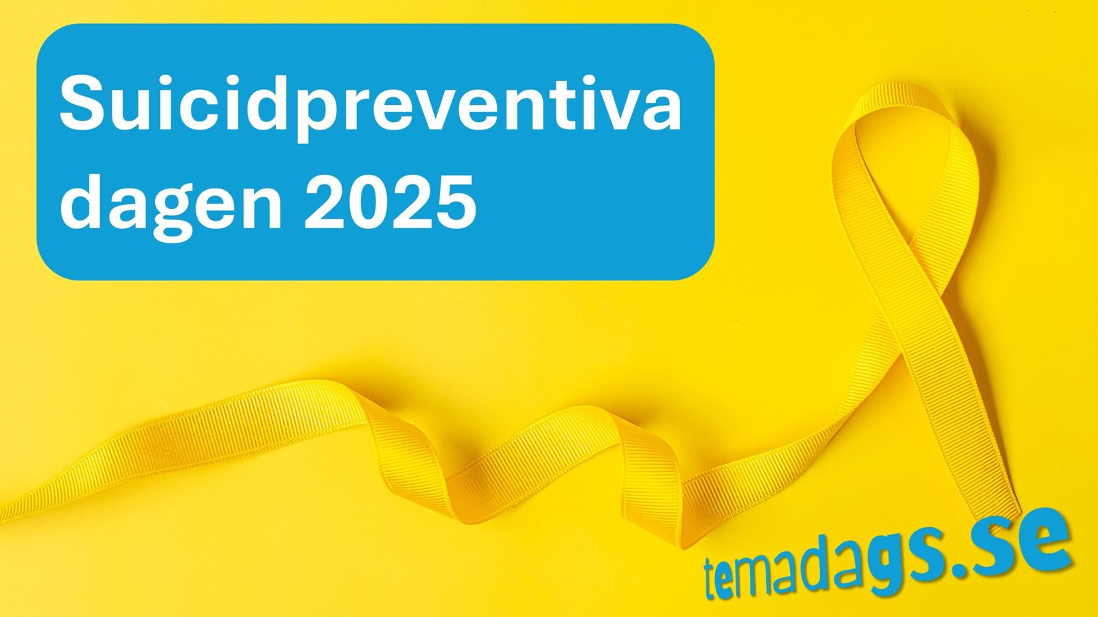 Suicidpreventiva dagen 2025