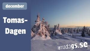 December 1 Tomasdagen